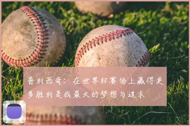 普利西奇：在世界杯赛场上赢得更多胜利是我最大的梦想与追求